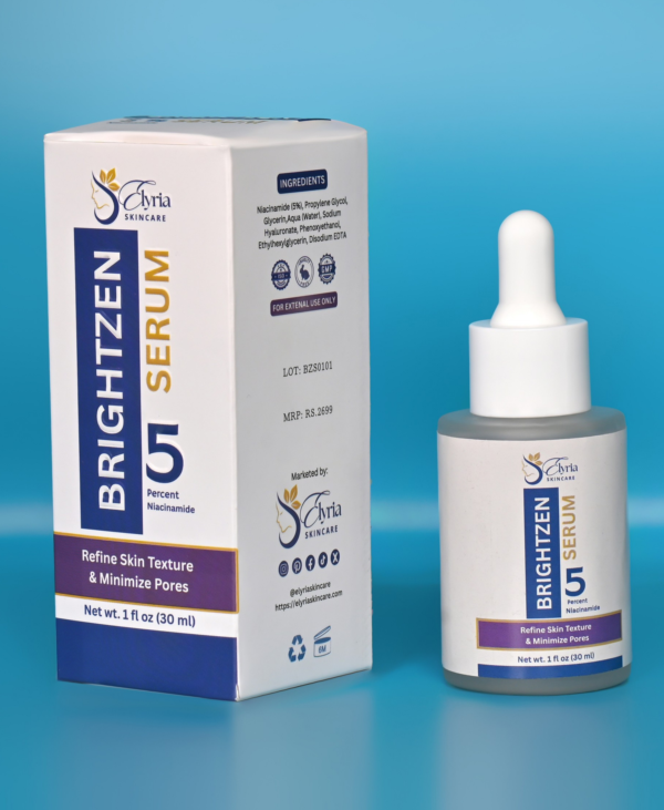 brightzen serum | 5% niacinamide + hyaluronic acid | pore minimizing & brightening serum | 30ml